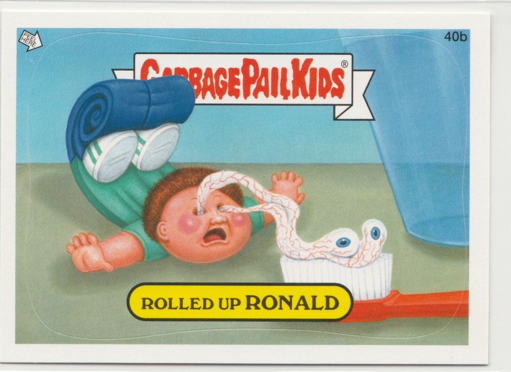 Rolled Up Ronald Garbage Pail Kids GPK 2012 Series 1 BNS1 Card