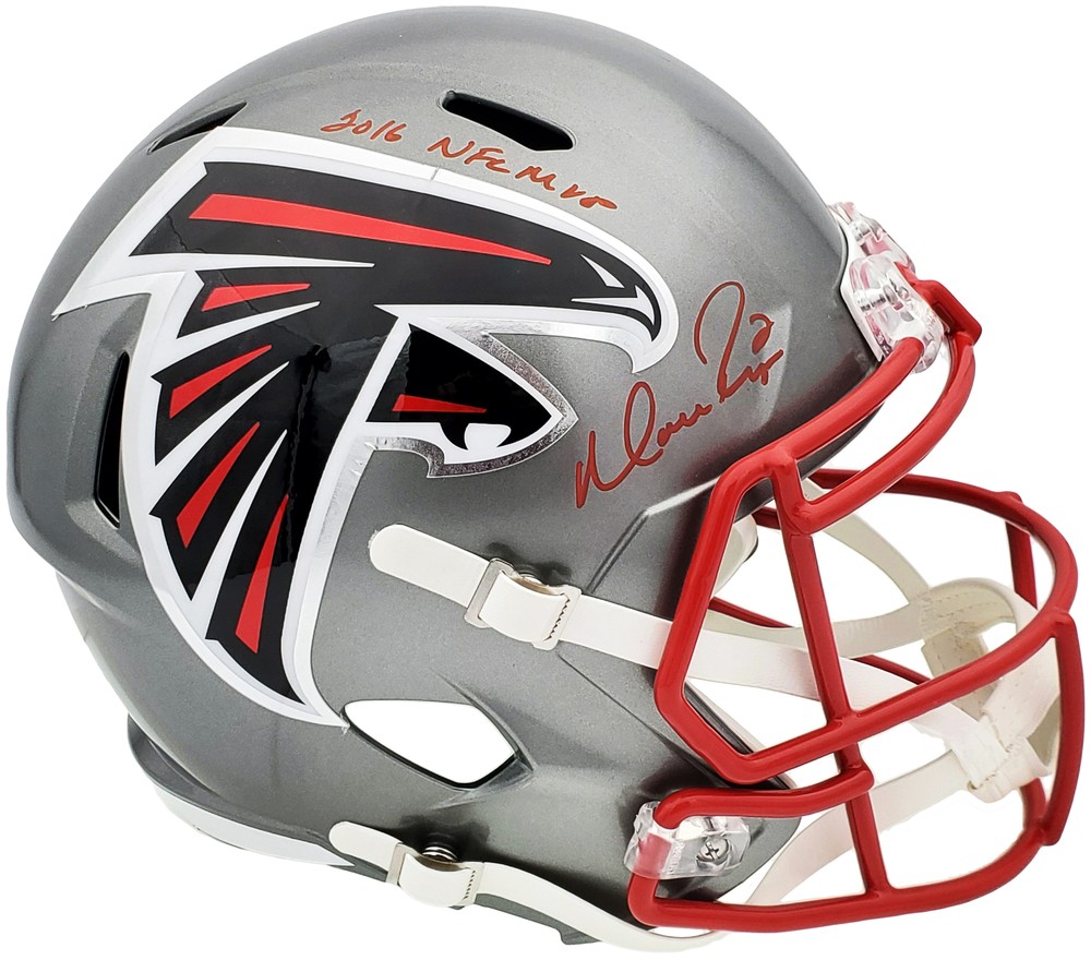 SALE! MATT RYAN AUTOGRAPHED FALCONS FLASH FULL SIZE HELMET 2016 NFL MVP BECKETT-image