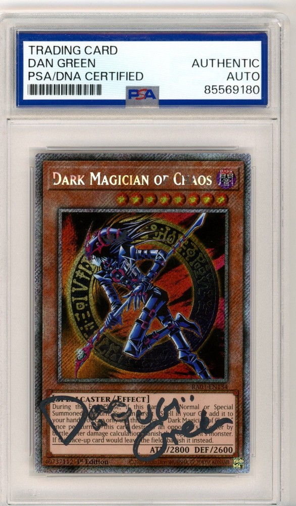 Dark Magician of Chaos Platinum Secret Rare RA03-EN134 Quarter Century 1st Edition