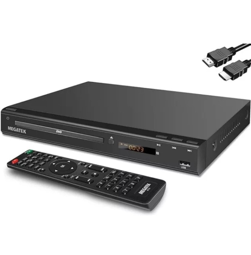 MEGATEK Region-Free DVD Player for TV with HDMI, CD Player for Home