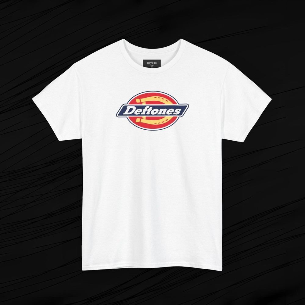 Deftones Dickies Logo T-shirt - Concert Merch Gift For Rock And Metal Fans