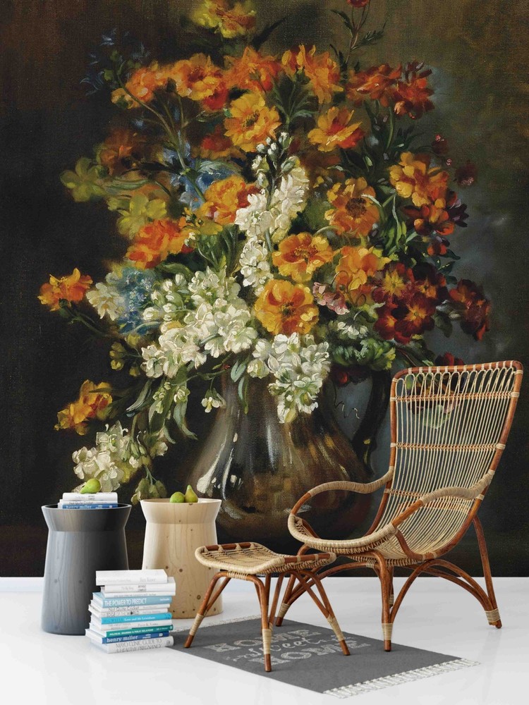 3D Flowers Still Life Oil Painting Wall Murals Wallpaper Murals Wall Sticker 29