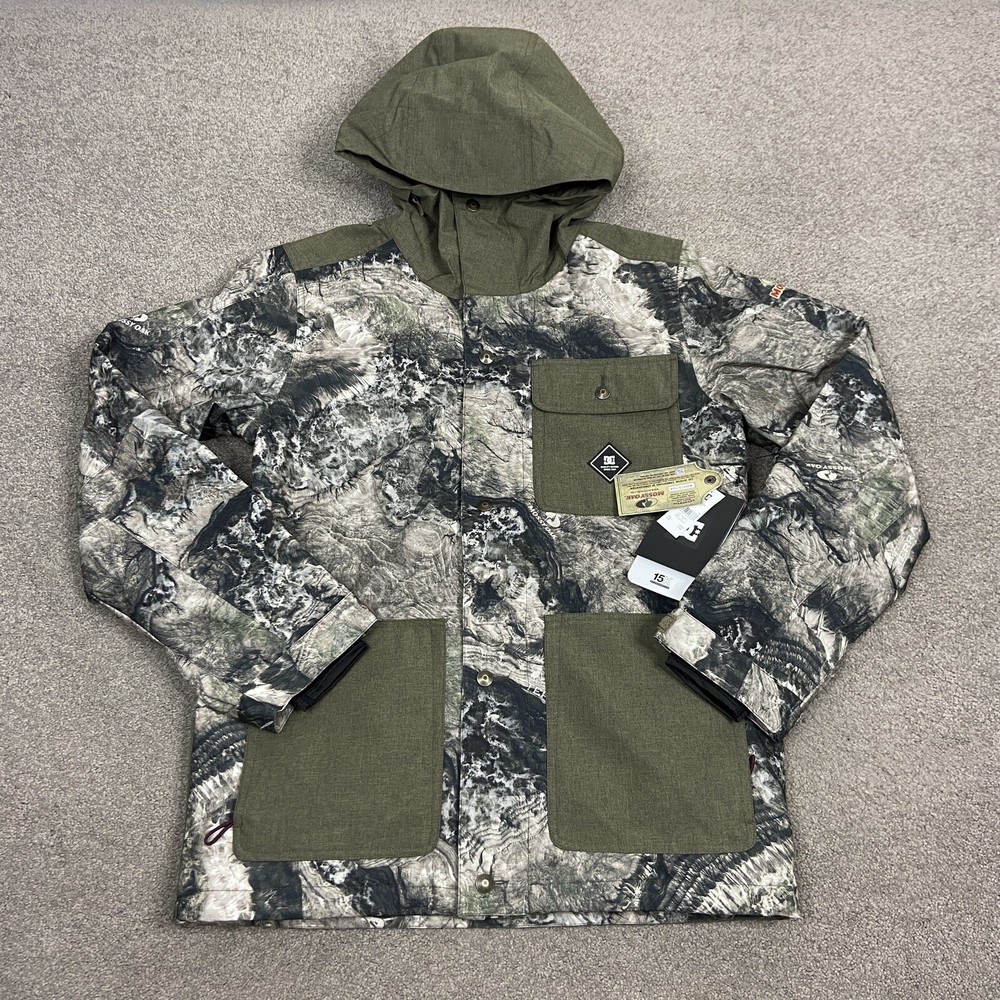 DC Servo Jacket Mossy Oak Snowboard Jacket 15K Size Small ADYTJ03061