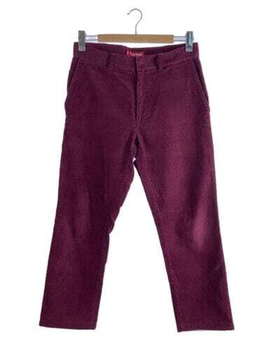 SUPREME corduroy work pant 30 corduroy bordeaux plain   Supreme