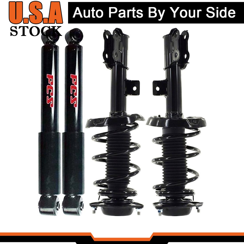 Quick Struts Front Strut & Rear Shock For 2013-2017 Hyundai Veloster_