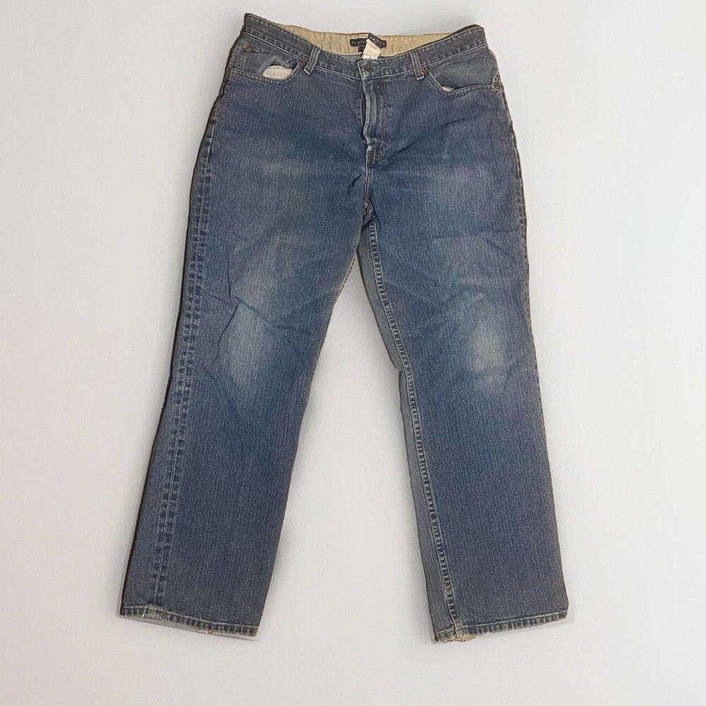 Tommy Hilfiger 2003 Relaxed Mens Jeans Sz 35x30 (34x30) Vintage Y2K Distressed