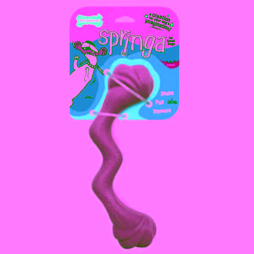 Creative Play Springa Dog Pull Toy  1 Count / Small