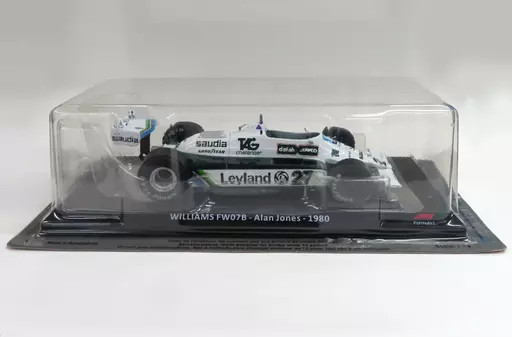 Minicar 1/24 Williams 1980 Tag 27 White Green Big Weekly Scale F1 Collection