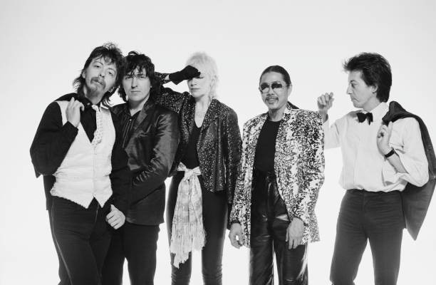 The Tourists British pop group pose for a group studio portrait ag- Old Photo 2