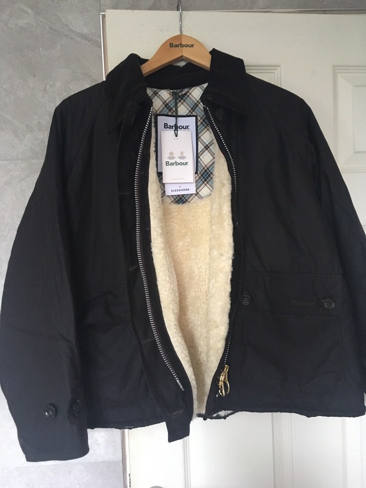 Barbour ALEXA CHUNG BLAIR RUSTIC BROWN WAX Jacket Coat UK 16 US 12 EUR 42 BNWT