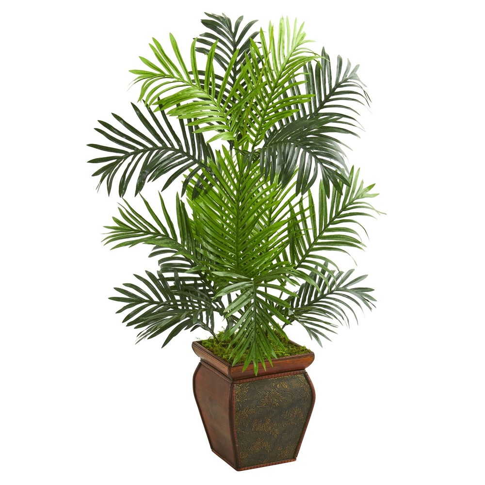 3ft Paradise Palm Artificial Tree in Decorative Planter - 3ft Tall 22in Wide
