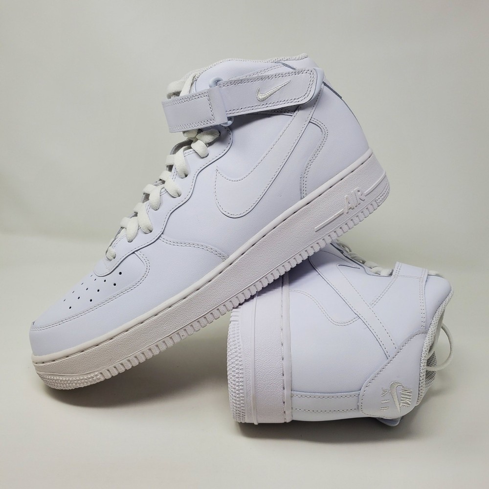 Nike Air Force 1 '07 Mid White CW2289-111 Men's Size 13