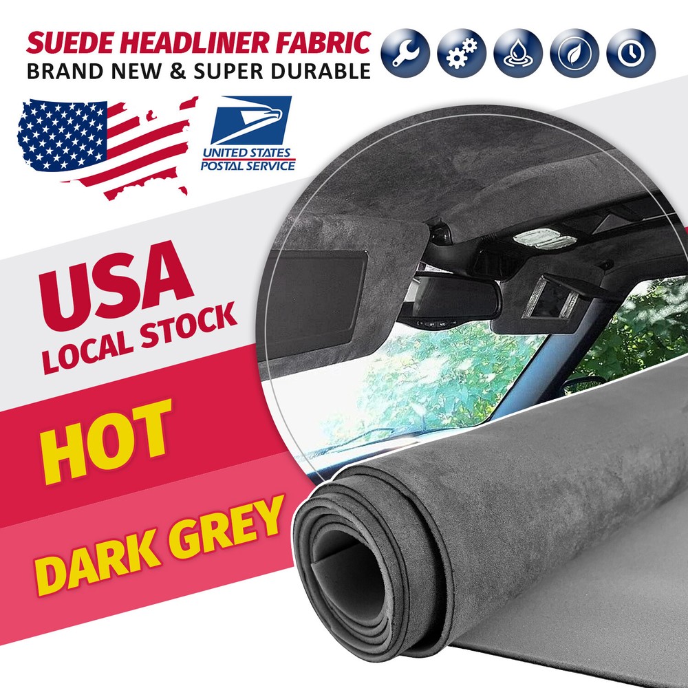 New Foam Backed Automotive Headliner Fabric Sunroof Upholstery Craft 59