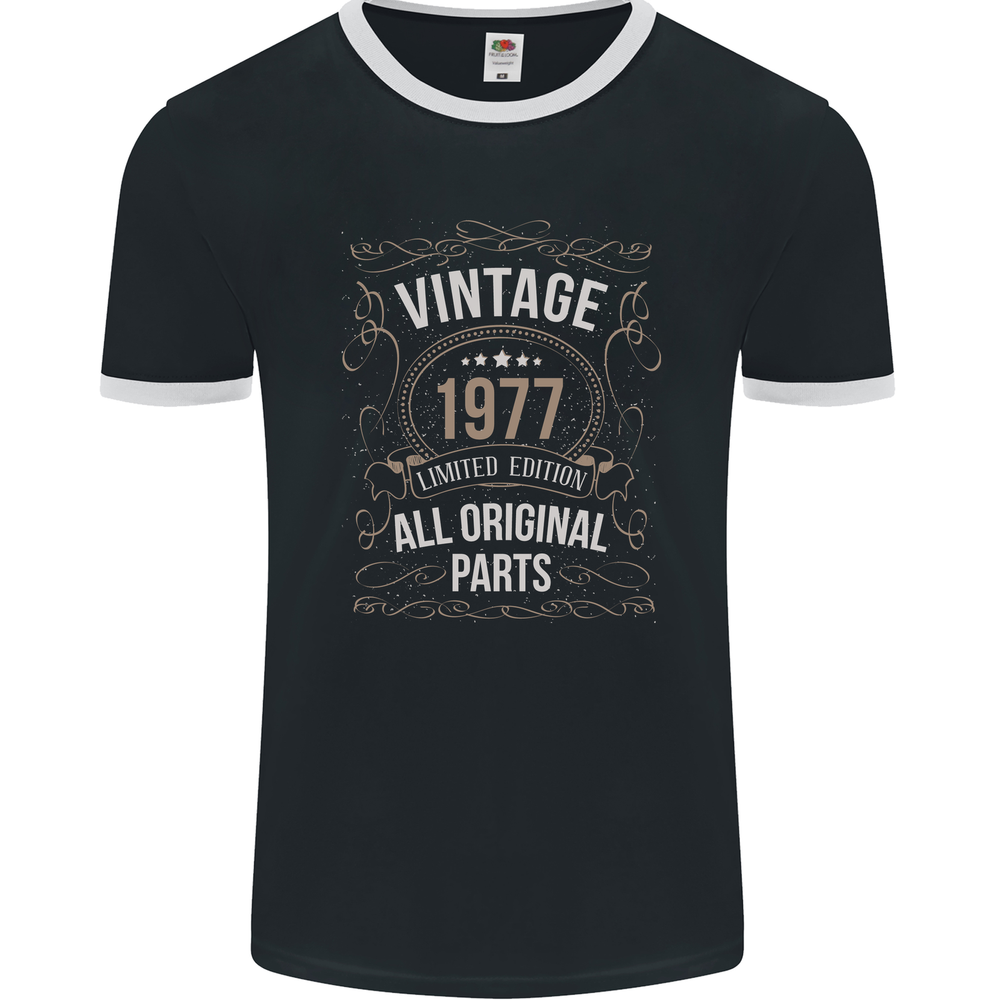 48th Birthday Limited Edition 1977 Mens Ringer T-Shirt FotL