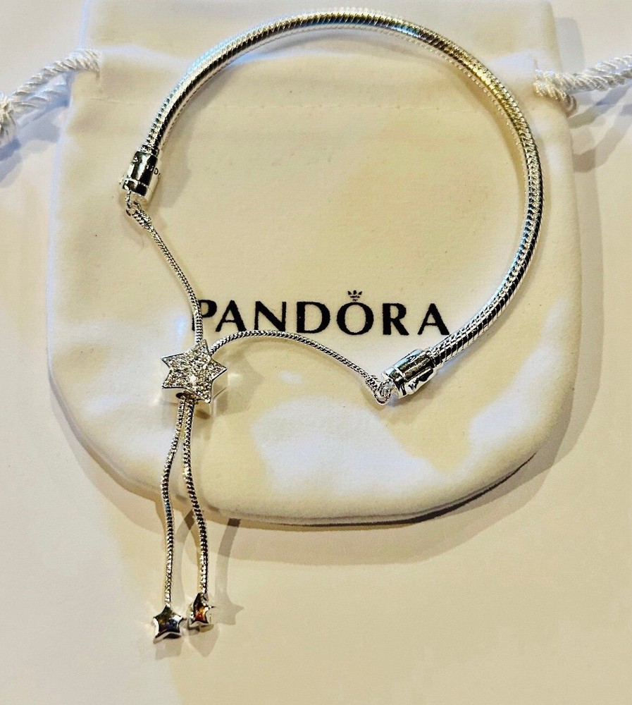 Pandora Star Pave Slider Bracelet New