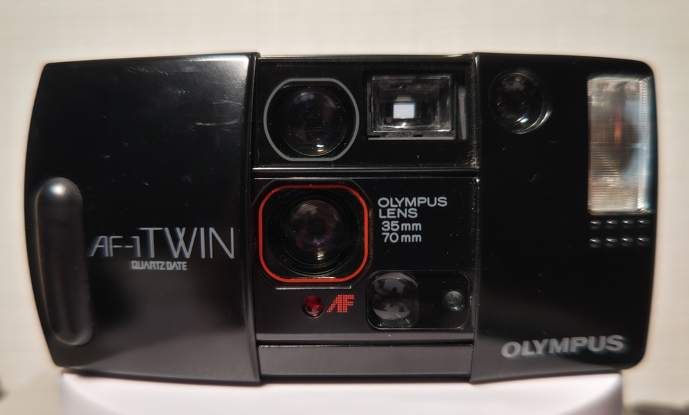 🎥▶️Olympus AF-1 TWIN QD [Exc+5] point & shoot film camera  From JAPAN🌸