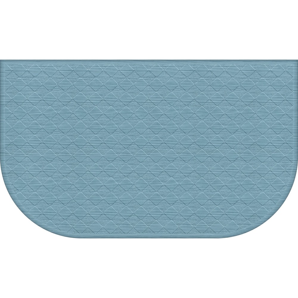 Mainstays Comfort Mate D Kitchen Mat; Teal, 1.5' x 2.5'