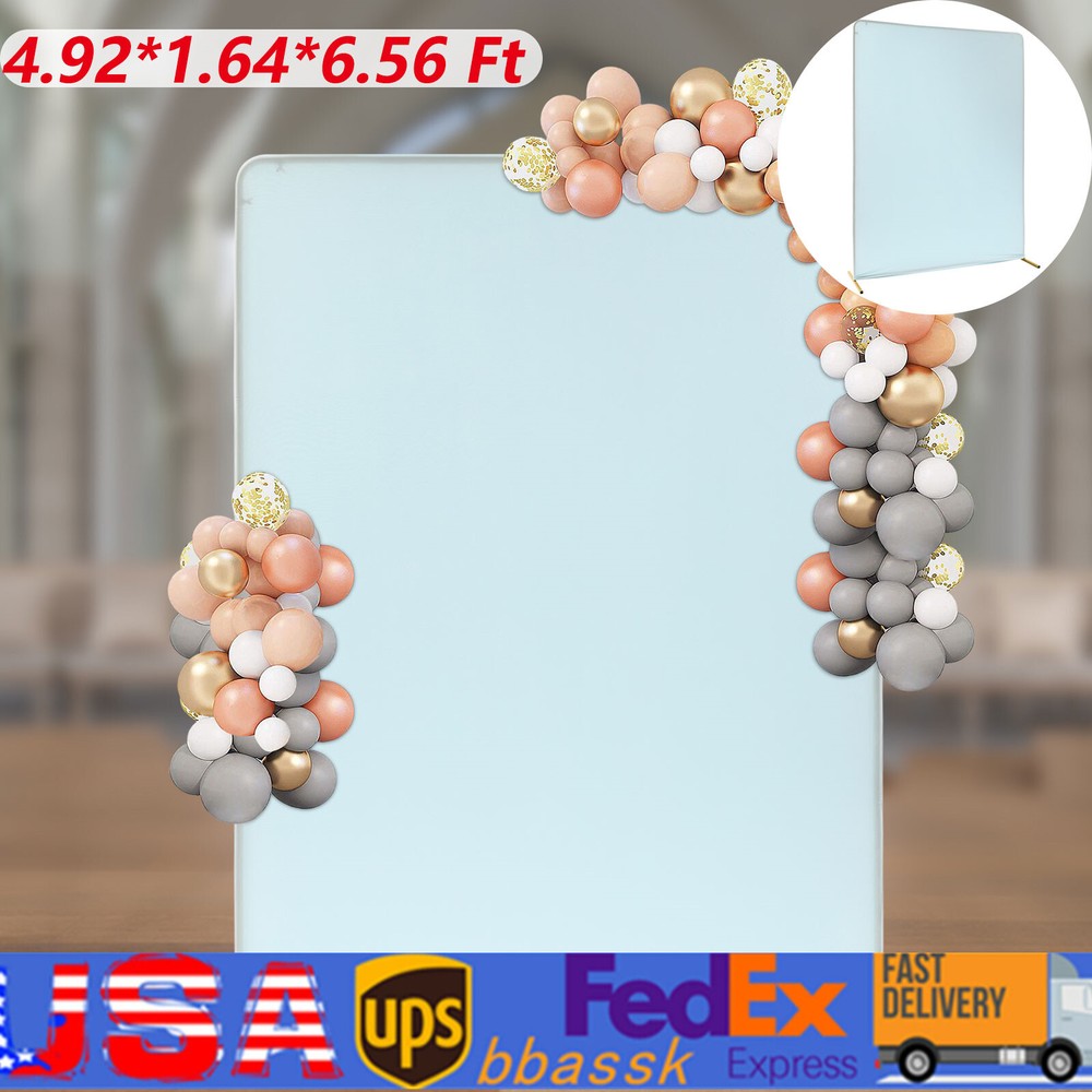 1.5x2m Wedding Backdrop Stand Rectangle Frame for Ceremony Decorations