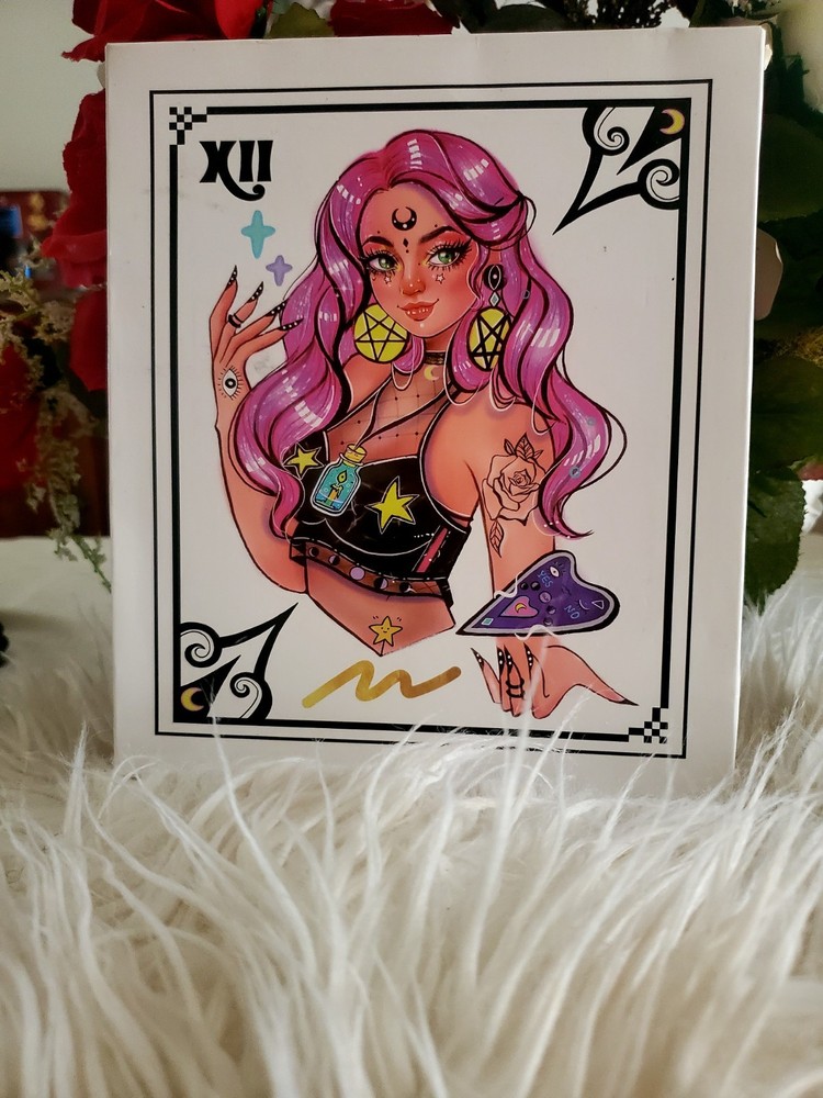 Spoiled Cosmetics Ouija Eyeshadow Palette – 12 Color Makeup Gothic Alternative