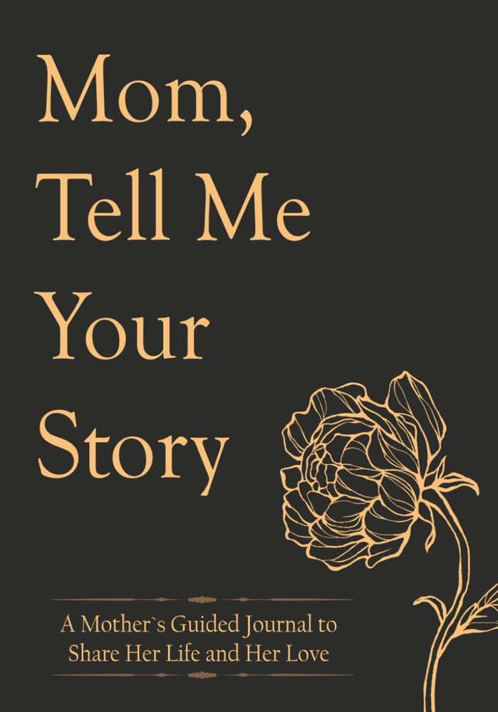 Mom Tell Me Your Story - A Heartwarming Guided Journal for Mother's Day-image