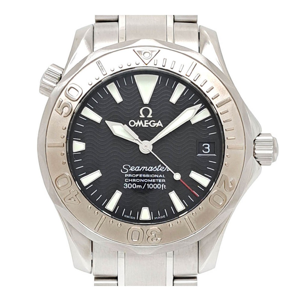 Omega Seamaster Professional 300M WG Bezel Date 2236.50 Auto Stainless Steel WG
