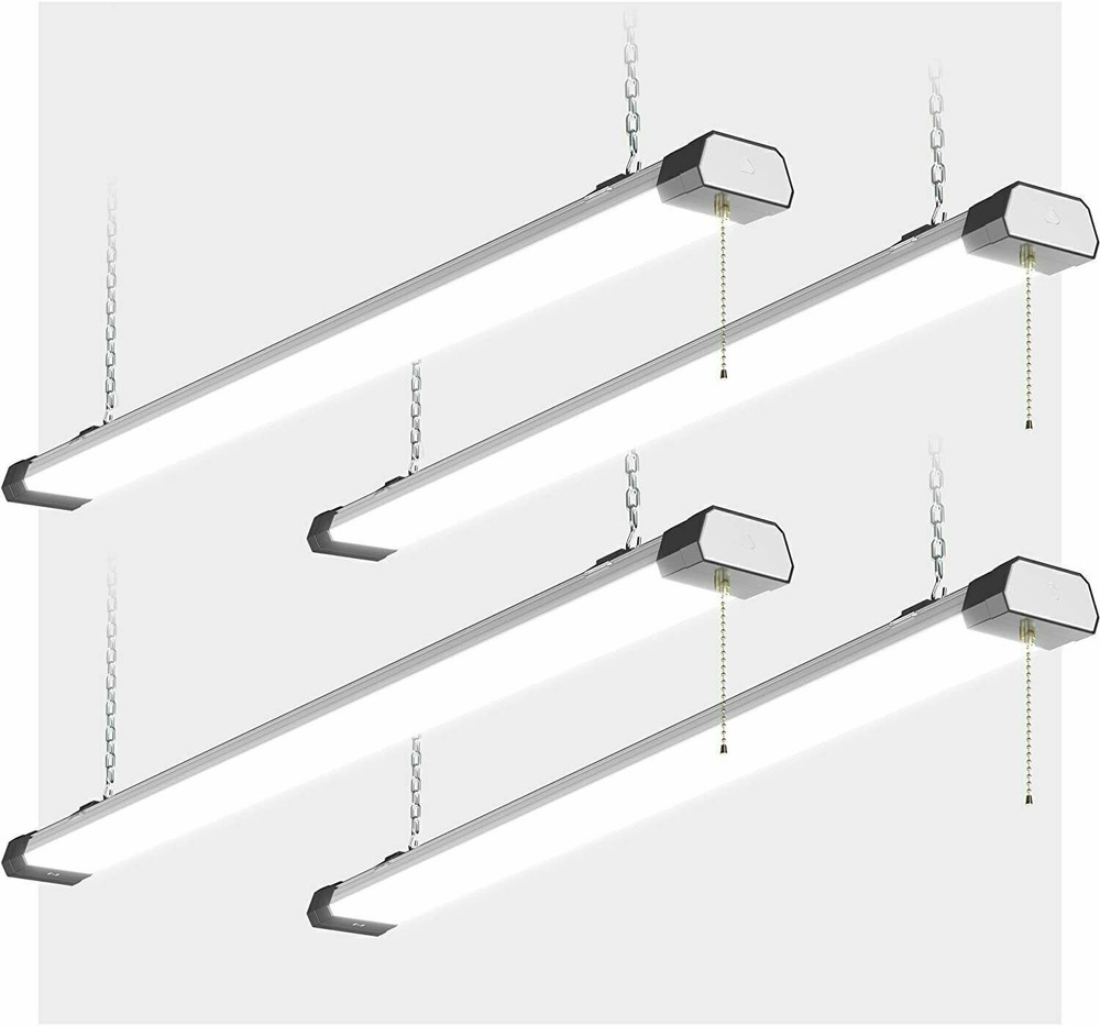 100W Led Shop Light Workshop Warehouse Garage Utility High Bay Lights (4-Pack)