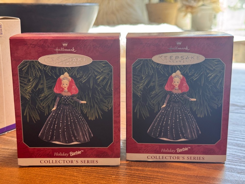 Vintage Hallmark Keepsake Holiday Barbie Christmas Ornament-NIB Collector Series