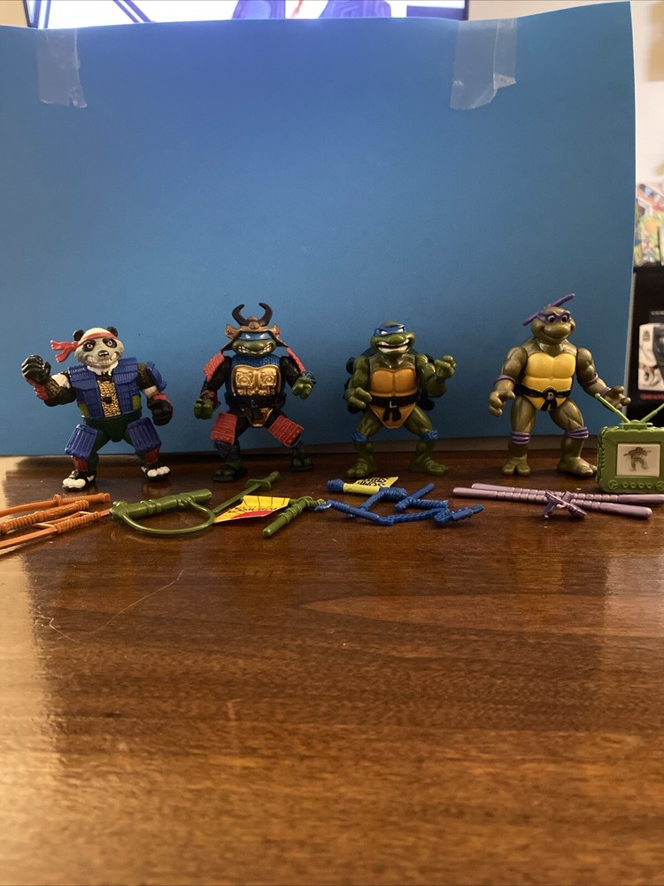 TMNT Vintage Action Figures/Accessories- Lot Of 4 (Completes And Near Completes)