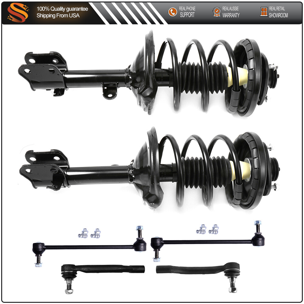 6pcs Front Strut Tie Rod Sway Bar Link Kit for 2003-2005 Acura MDX