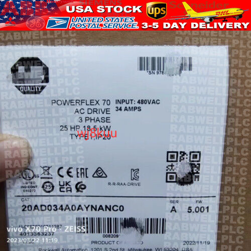 1PCS NEW 20AD034A0AYNANC0 via DHL or FedEx f8