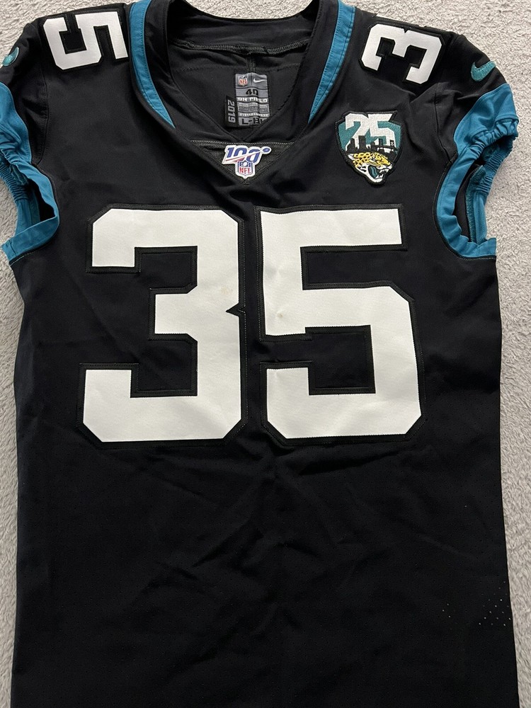 Game Issued Jacksonville Jaguars 2019 Nike Alternate Saivion Smith Jersey