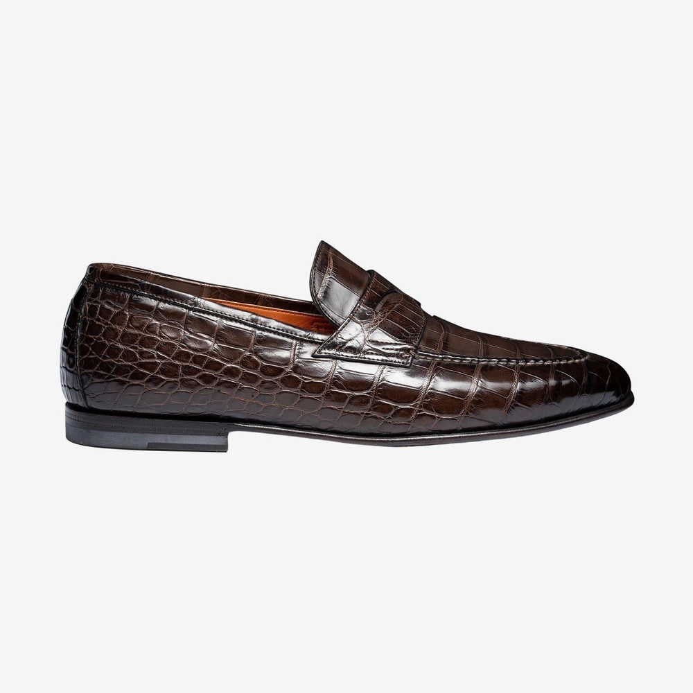 Mezlan Gables Genuine Crocodile  Men's Shoes