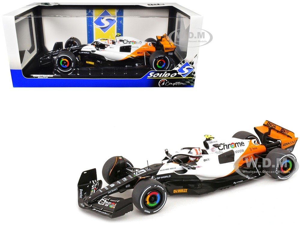 Box Damaged MCLAREN MCL60 #4 NORRIS FORMULA ONE F1 MONACO 1/18 SOLIDO S1811203