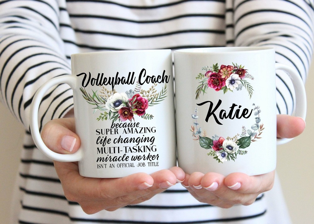 Personalized Volleyball Coach Gift For Women L Retirement Thank You Appreciation