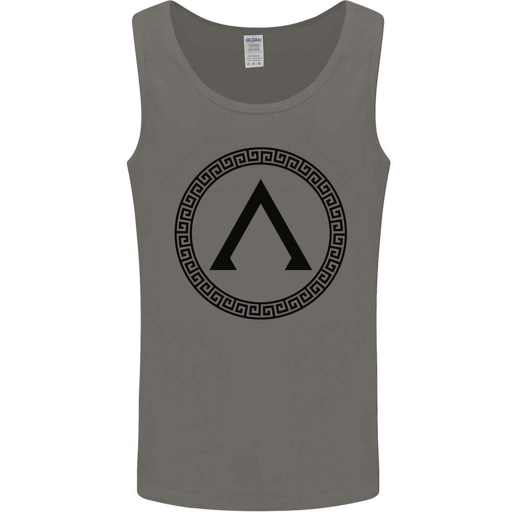 Gym Lambda Symbol Bodybuilding Training Mens Vest Tank Top