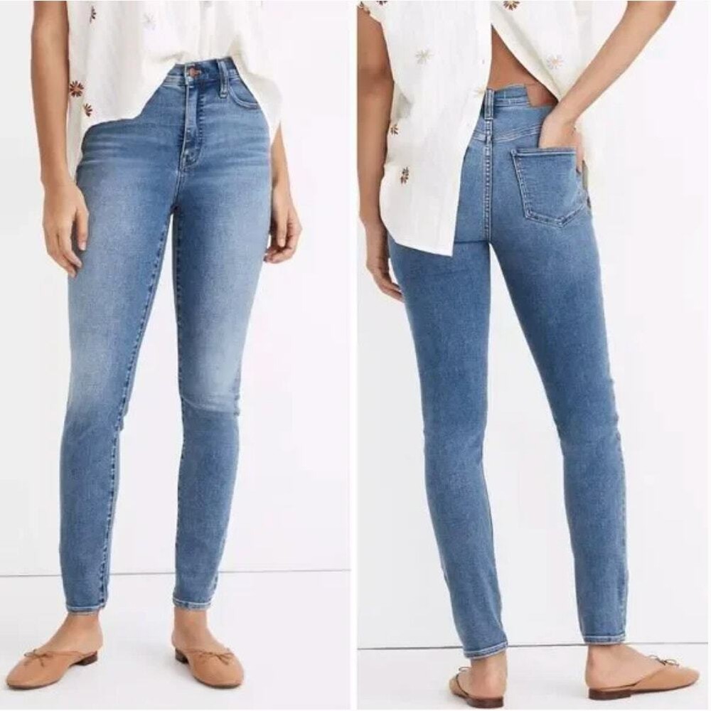 Madewell 10in High-Rise Roadtripper Jeans in Vinton Wash Size 24