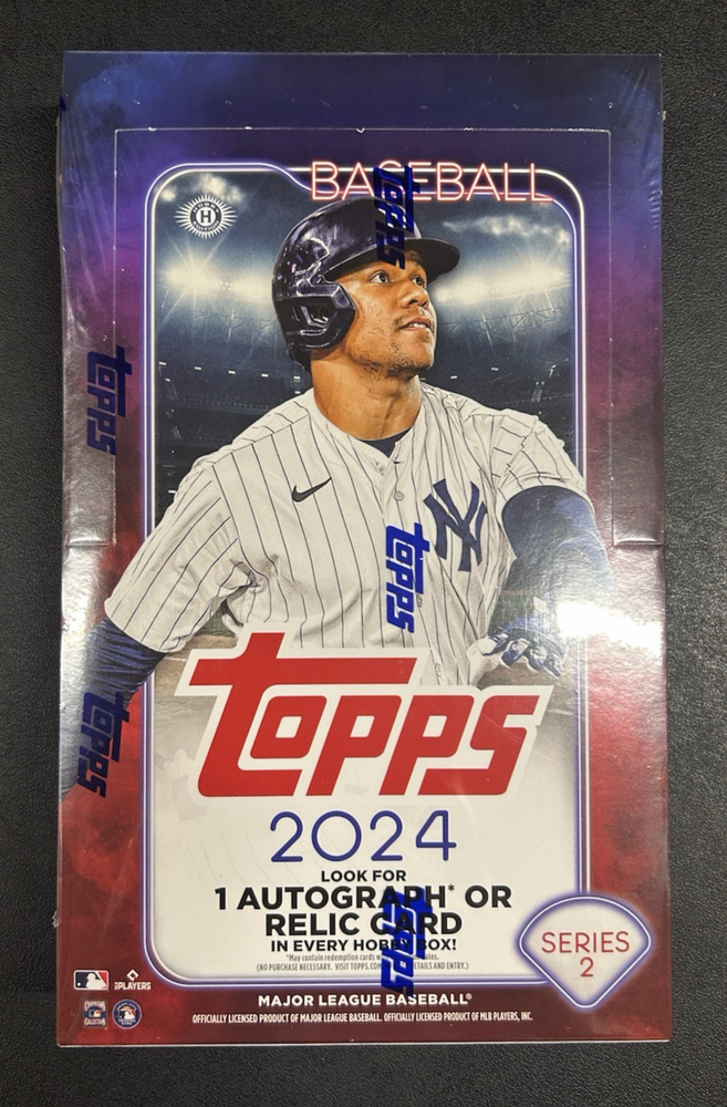 2024 Topps Series 2 Baseball Hobby Box - 24 Packs, 288 Cards, Rookies & Inserts