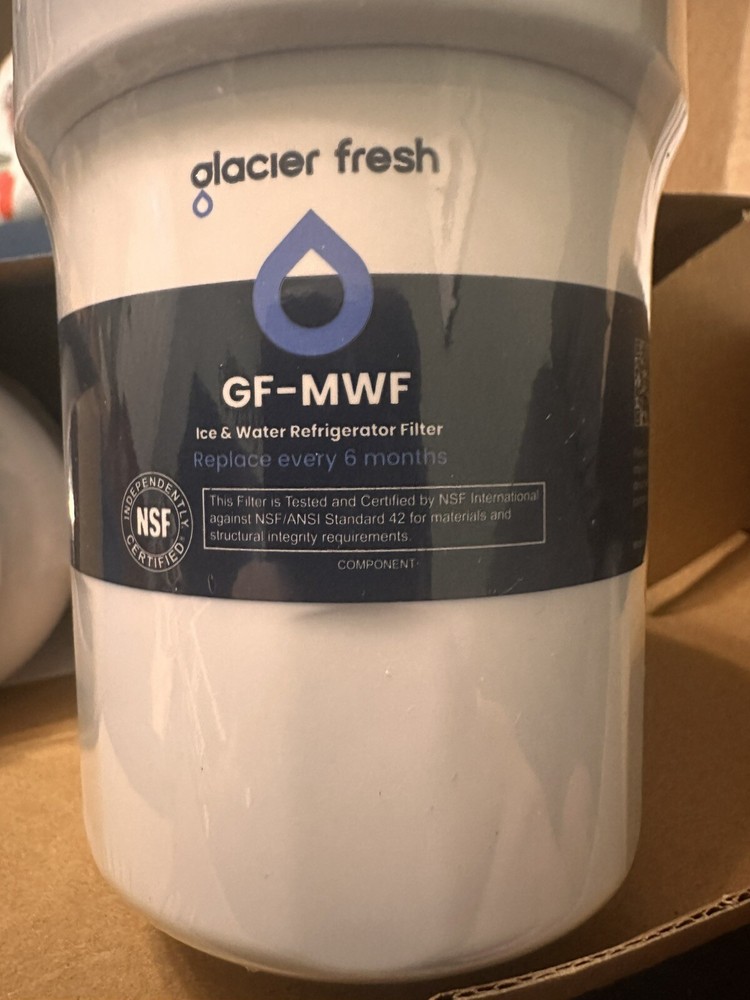 3 Pack GLACIER FRESH GF-MWF Refrigerator Water Filter Compatible with GE Kenmore 9991