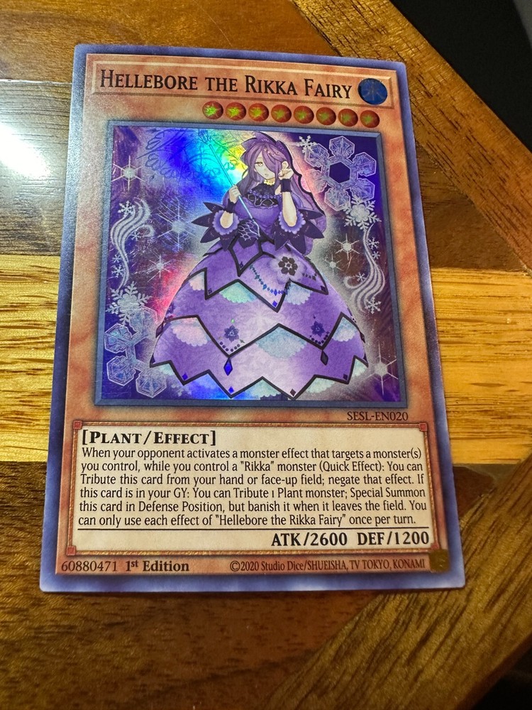 Hellebore the Rikka Fairy SESL-EN020 Secret Slayers 1st Ed Card