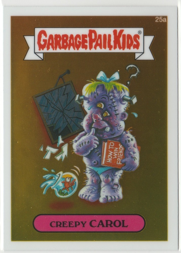 Creepy Carol Garbage Pail Kids GPK 2013 Chrome Series 1 CS1 #25a