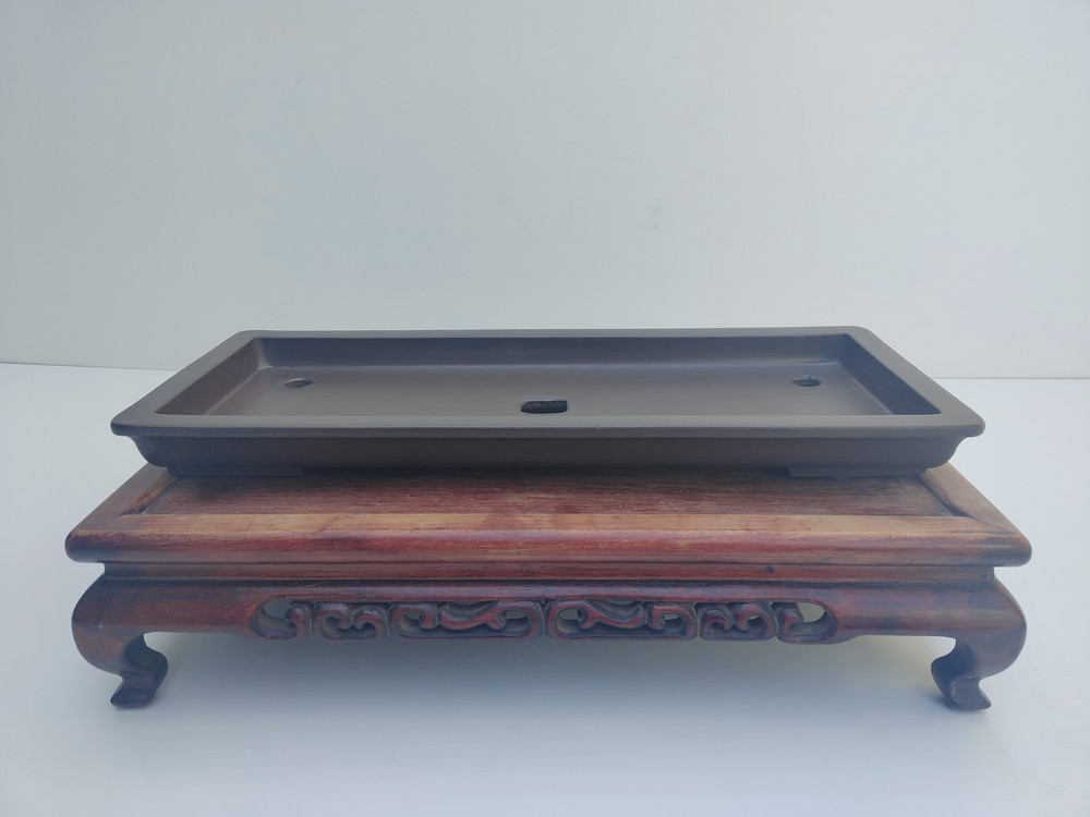 Tokoname Suishoen Large Bonsai Pot 47cm x 18.5in Rectangular Planter