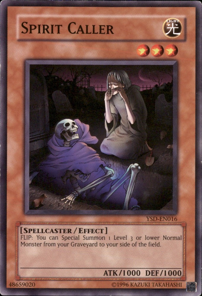Spirit Caller YSD-EN016 Yugioh Rare Card Ultra Dual Monsters