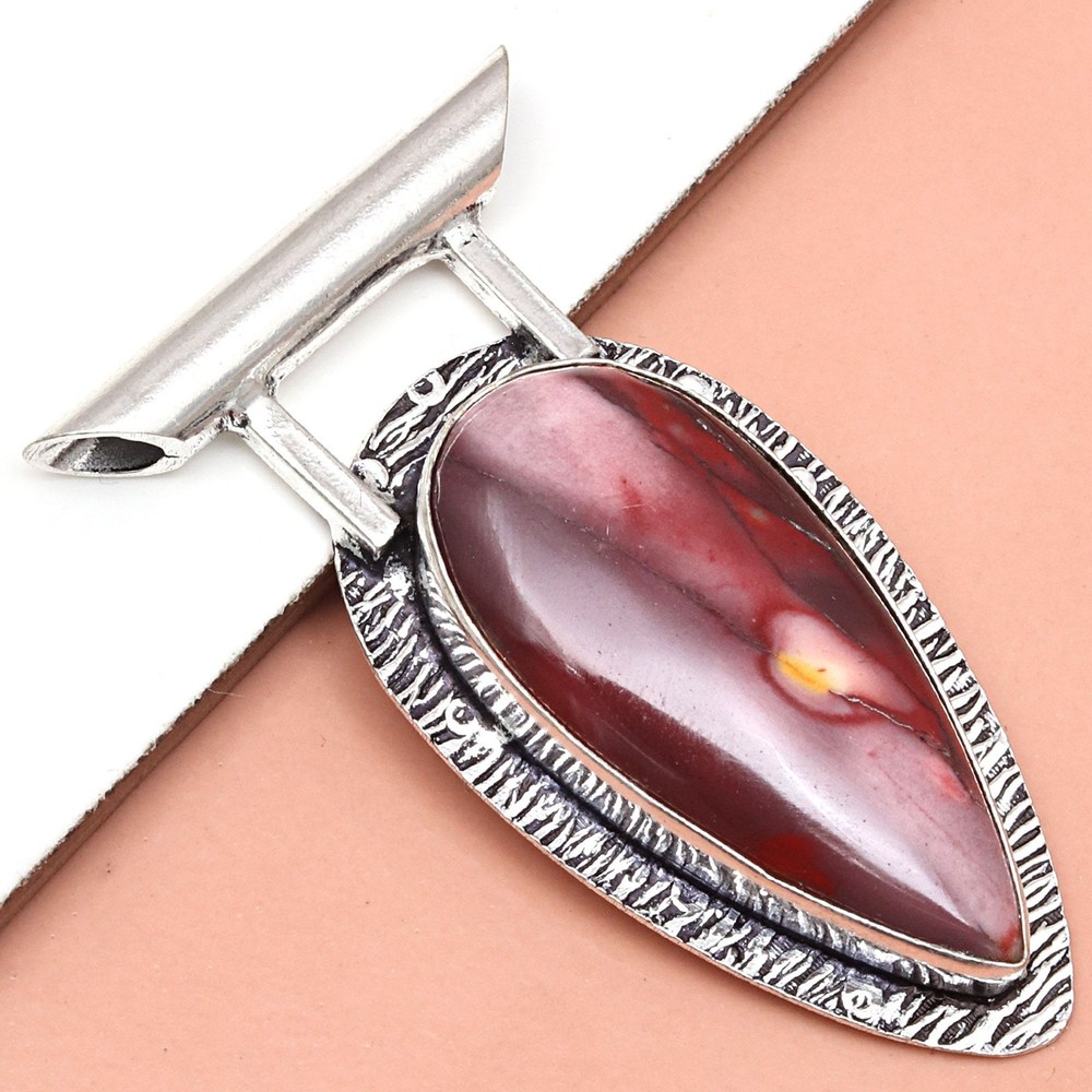 Wild Horse Jasper Handmade Silver Pendant for Women and Men