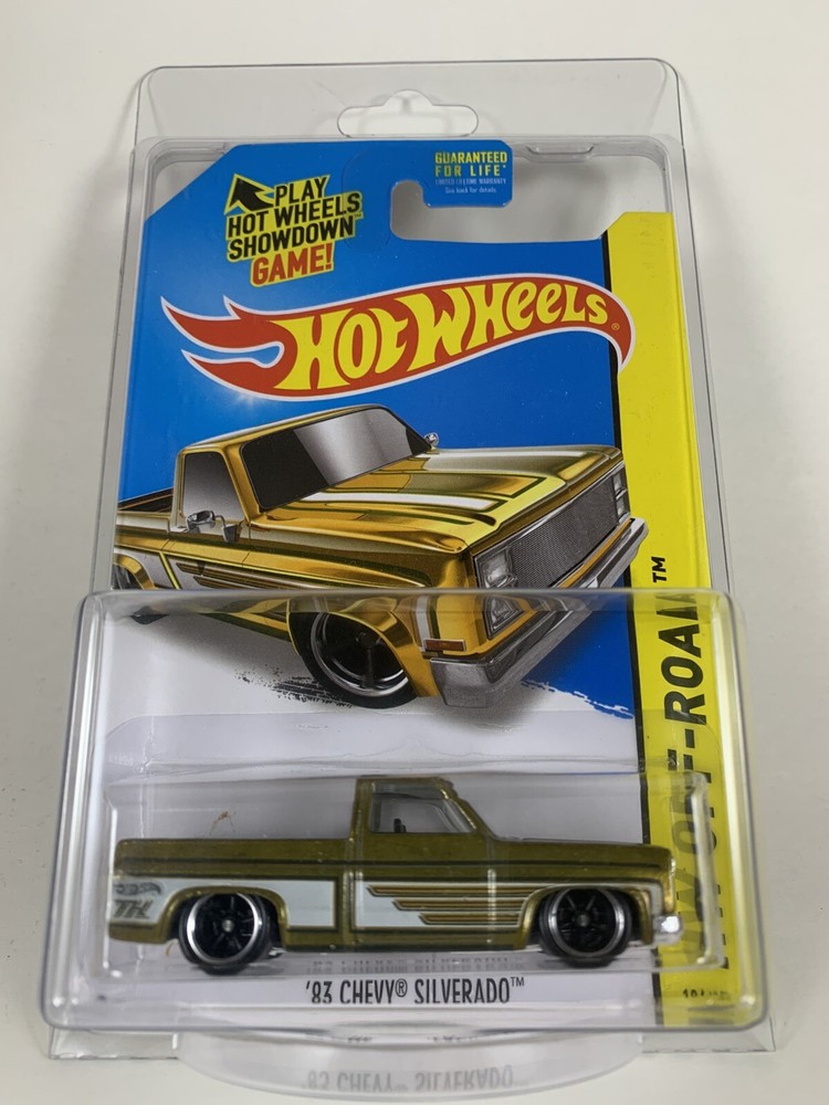 Hot Wheels 2014 SUPER Treasure Hunt '83 CHEVY SILVERADO Gold NEW !!!