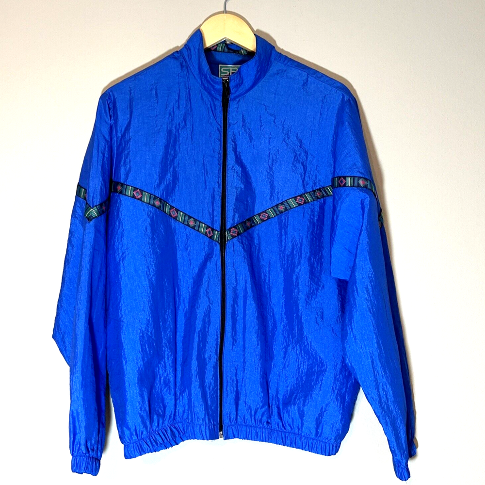 Vintage  Windbreaker Special Performance Apparel  (SPA) Jacket Womens Large Y2K
