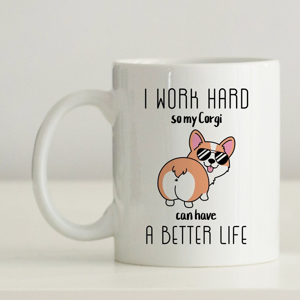 Funny Pembroke Corgi Mug For Corgi Dad Corgi Gift Idea For Corgi Lovers Cute Cor