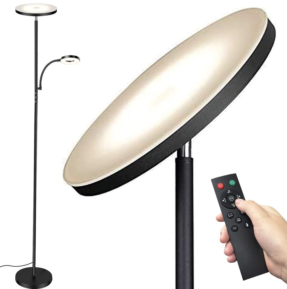 Floor Lamp, Upgraded 42W 4000LM Super Bright LED Floor Lamp for Living Room B...