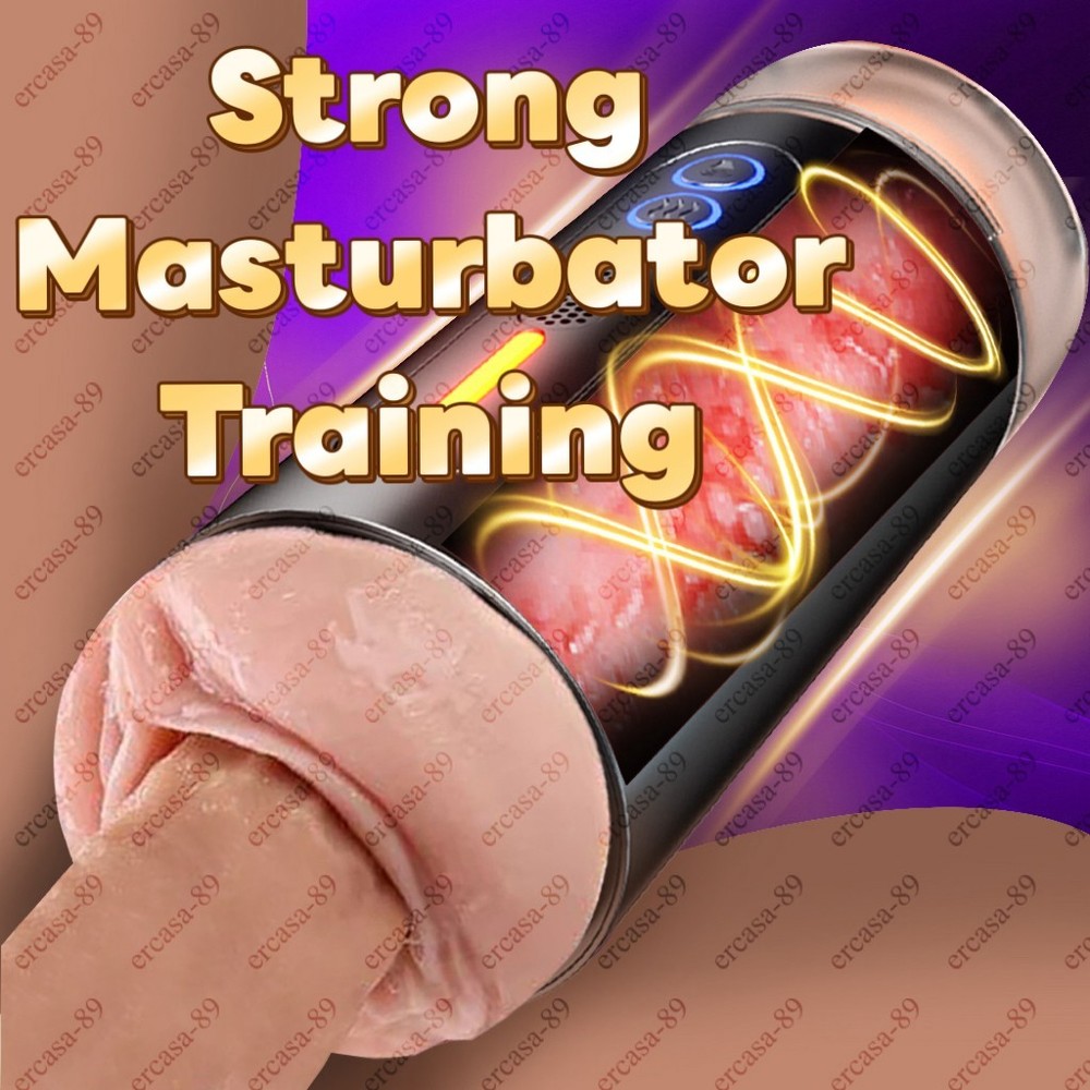 HandsFree Male Masturbaters Automatic Sucking Cup Blowjob Stroker Men Sex Toys