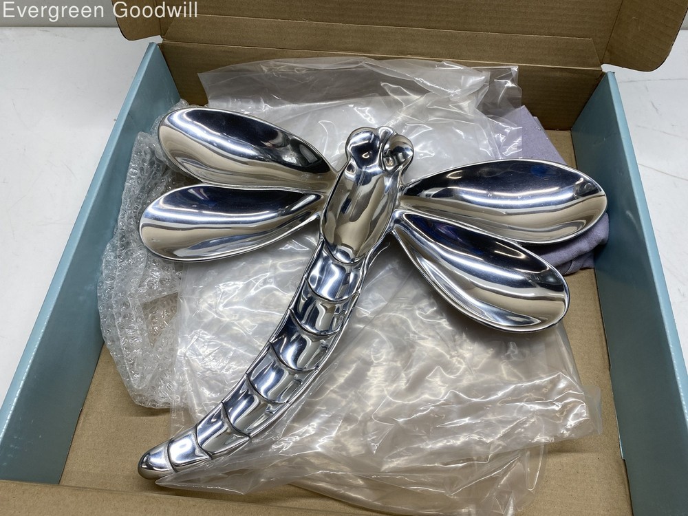 Mariposa - Metal Dragonfly Dish [OPEN BOX]
