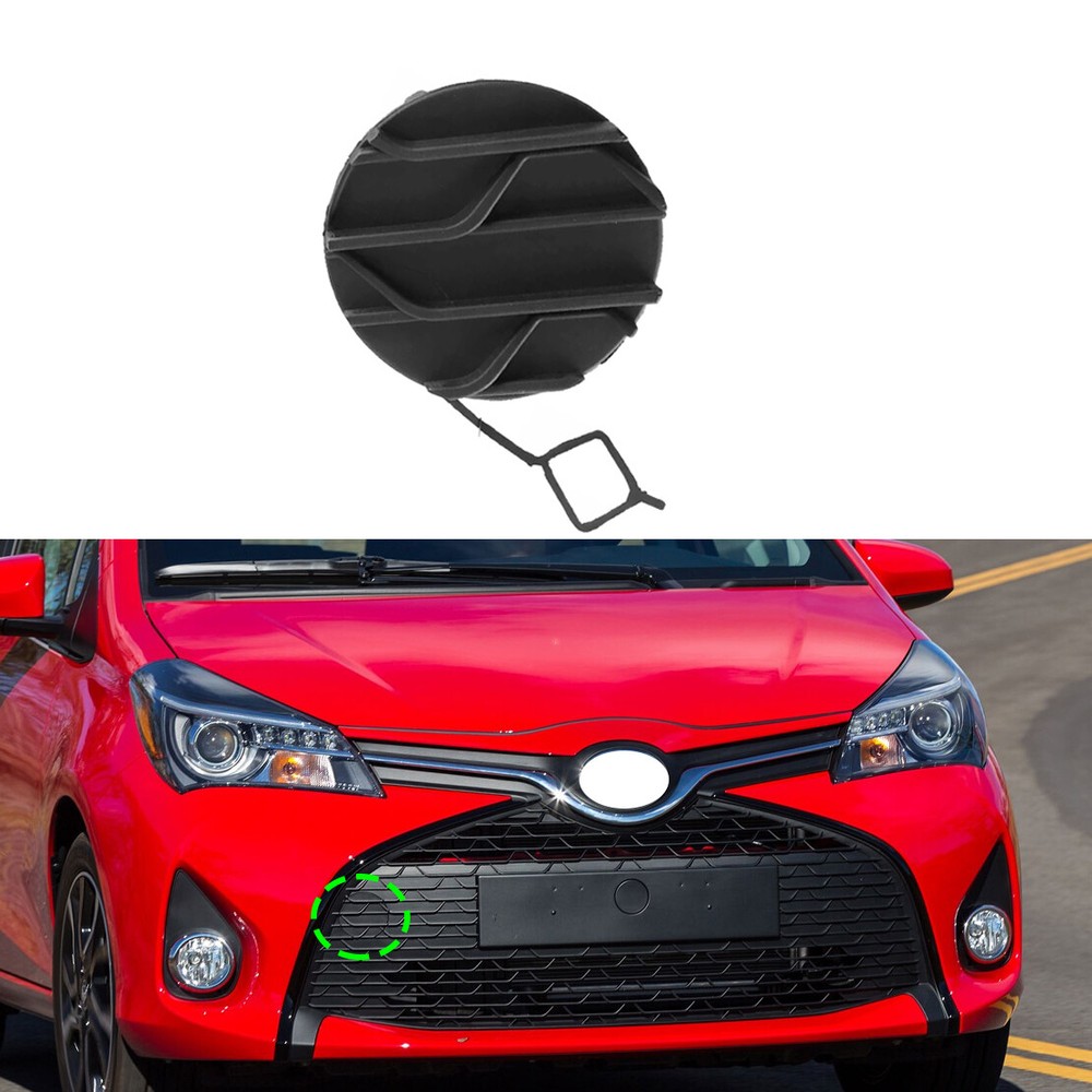 Toyota Yaris III 2014-2017 Front Bumper Tow Hook Cover Cap
